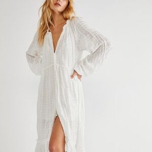 Free People Edie Dress in white w/o slip